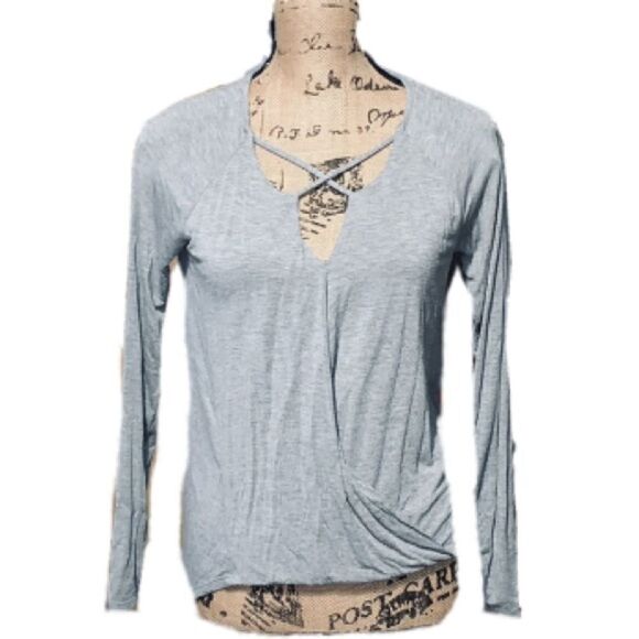 White House Black Market Tops - White House Black Market wrap shirt XS